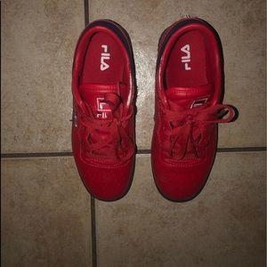 Red Fila Shoes